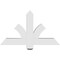 Ekena Millwork Redmond Architectural Grade PVC Gable Bracket, 36"W x 21"H x 4"D x 4"F, 14/12 Pitch GBP036X21X0404RED00 - alternate 3